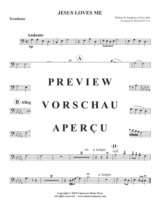 Produktgalerie: Seite 8 von 9 Jesus Loves Me , , (Blechbläser Quintett)