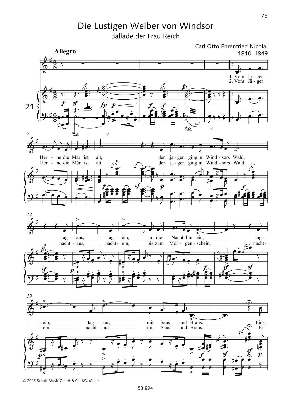 Product picture to: Vom Jäger Herne die Mär ist alt