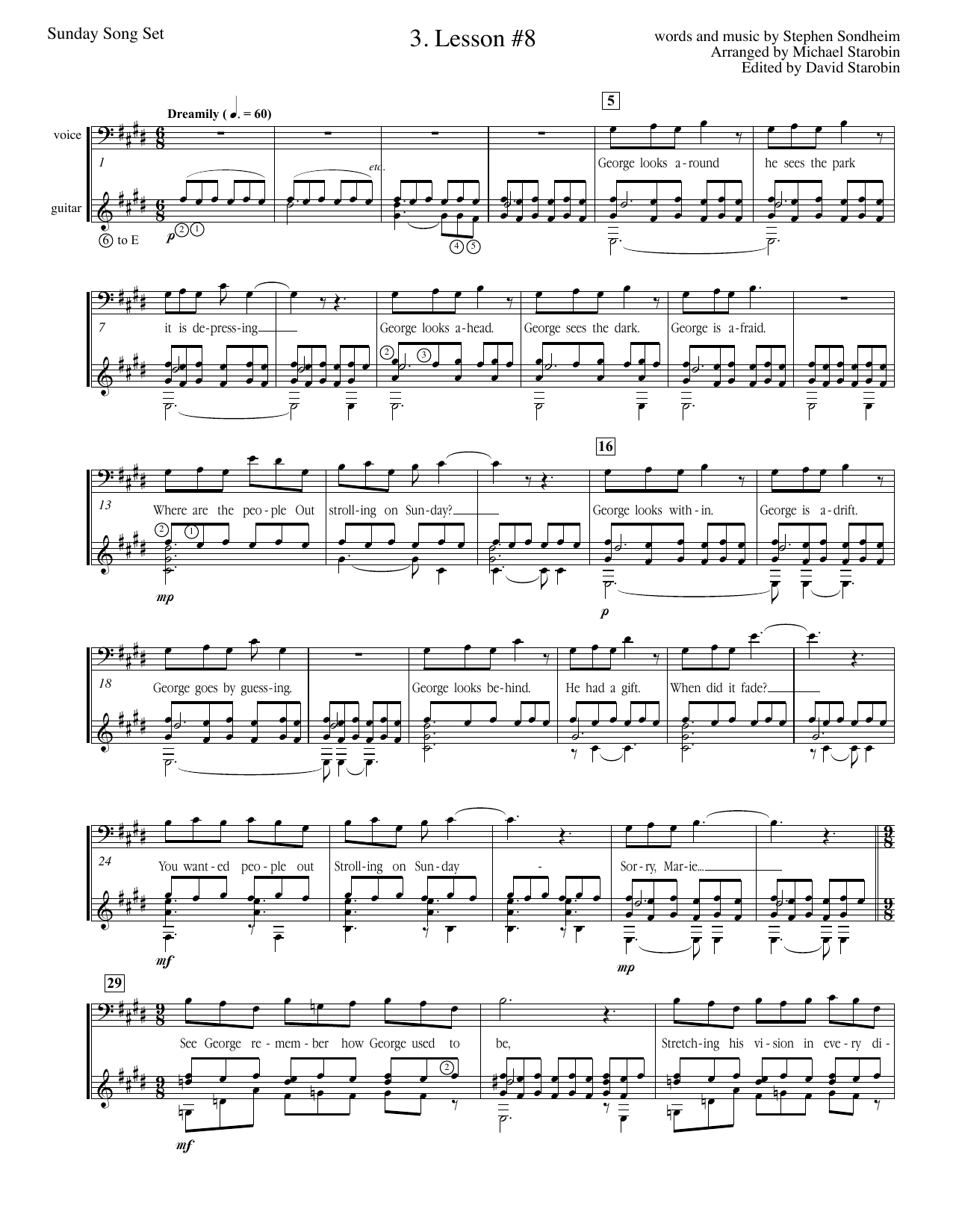 Produktbild zu: Lesson #8 (from Sunday In The Park With George)