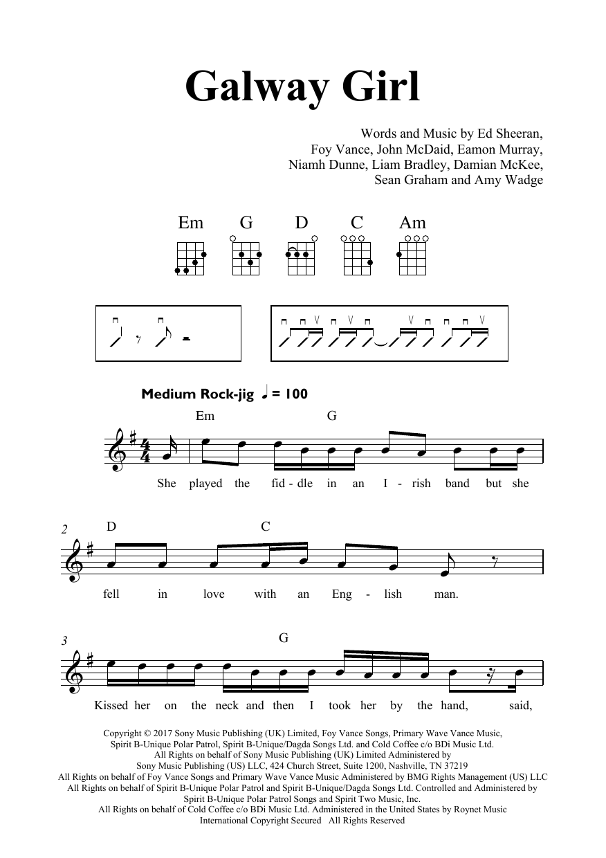 Produktbild zu:  Galway Girl - Ed Sheeran