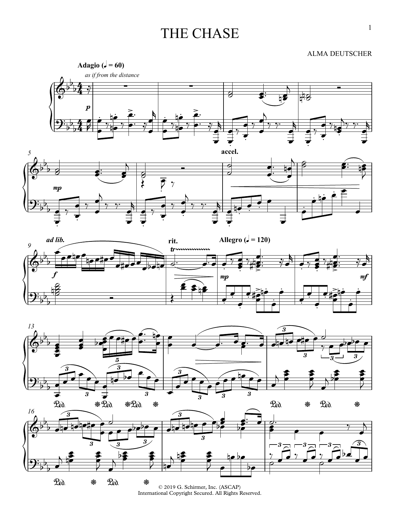 Produktbild zu: The Chase (Impromptu in C Minor)