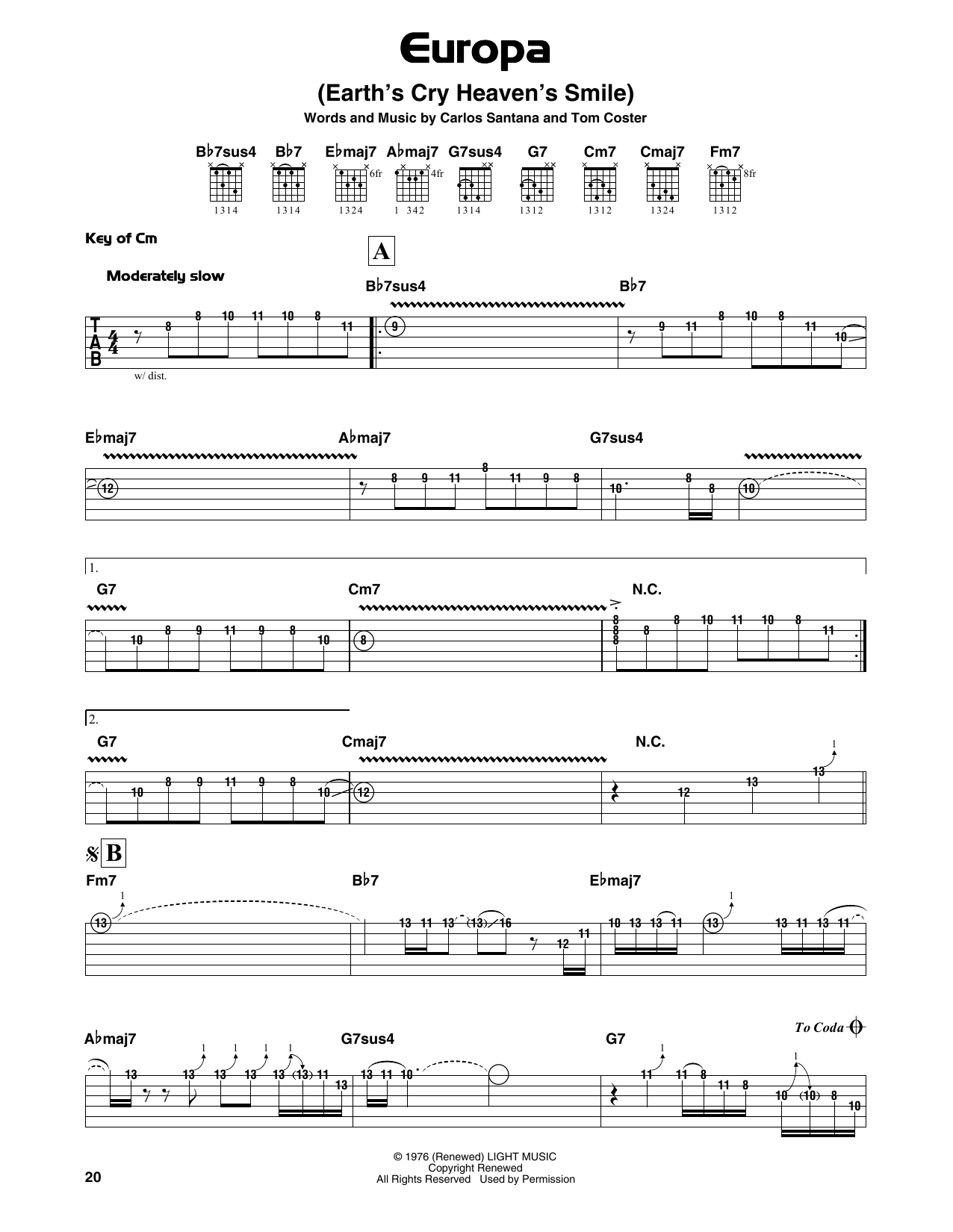 Product gallery: Page 1 of 1 Europa, Santana