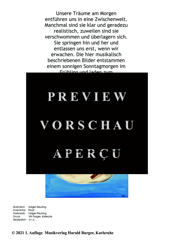 gallery: Des rêves avant le jour, , Gemischtes Ensemble für 4 Gitarren, Flöte und Streichquartett
