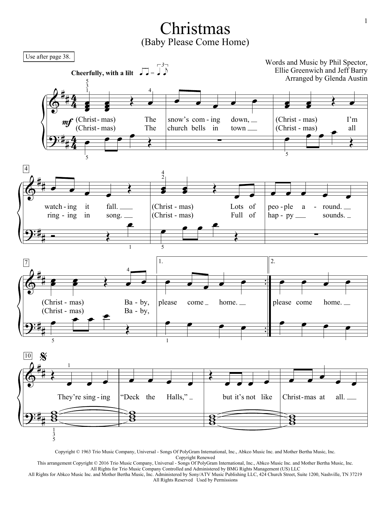 Produktbild zu: Christmas (Baby Please Come Home)