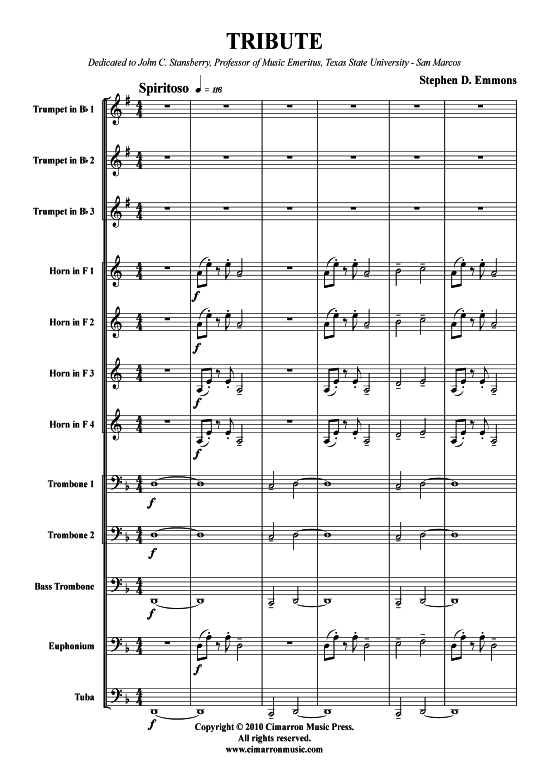 Product picture to: Tribute Stephen Emmons