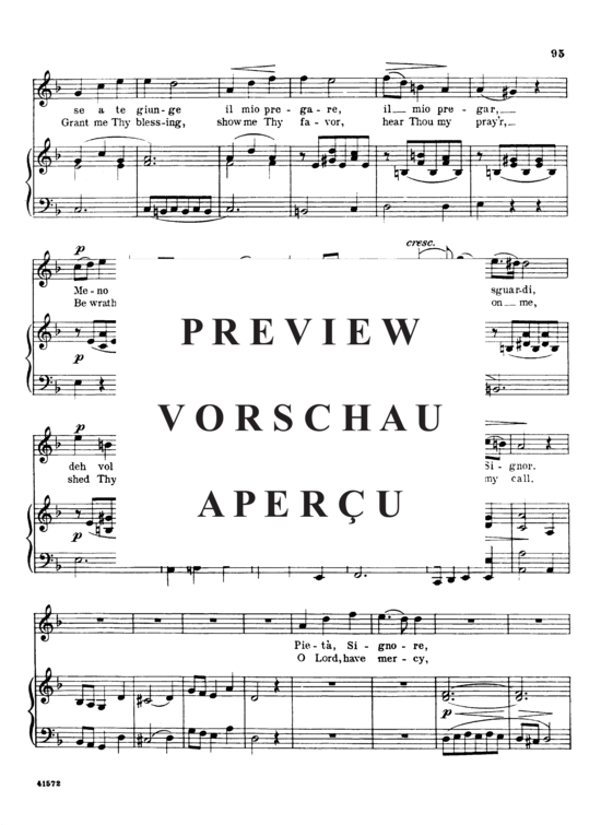 Product gallery: Page 5 of 7 Pietà,Signore, Parisotti, Alessandro, High Voice and Piano