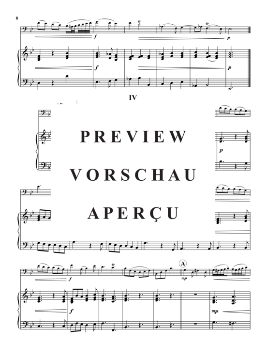 Product gallery: Page 9 of 21 Sonate Nr. 4 in G-Moll Op. 2, No. 4 , , (baritone/euphonium + piano)