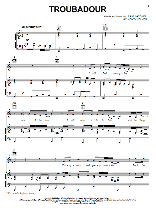 Produktbild zu: Troubadour