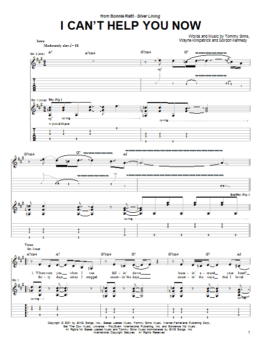 Product gallery: Page 1 of 1 I Can't Help You Now, Bonnie Raitt