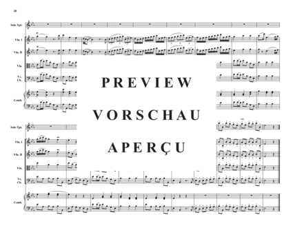 Product gallery: Page 21 of 21 Concerto in Es , , (trumpet + chamber orchestra)