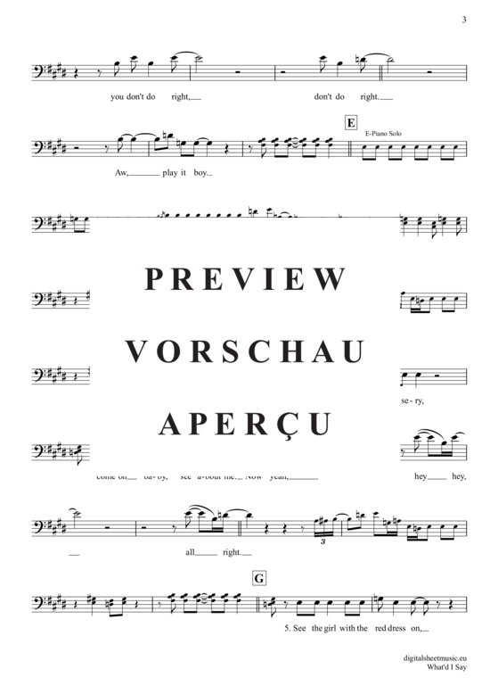 Produktgalerie: Seite 4 von 5 What´d I Say , Charles, Ray, (Violoncello)