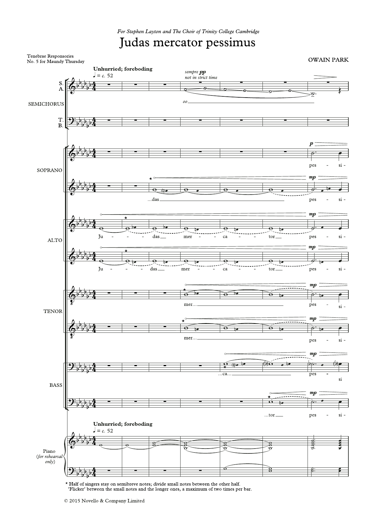 Produktbild zu:  Judas Mercator Pessimus - Owain Park