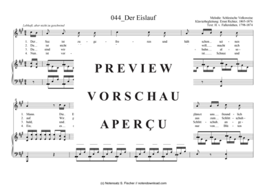 Product gallery: Page 2 of 4 Der Eislauf , , Piano and Voice