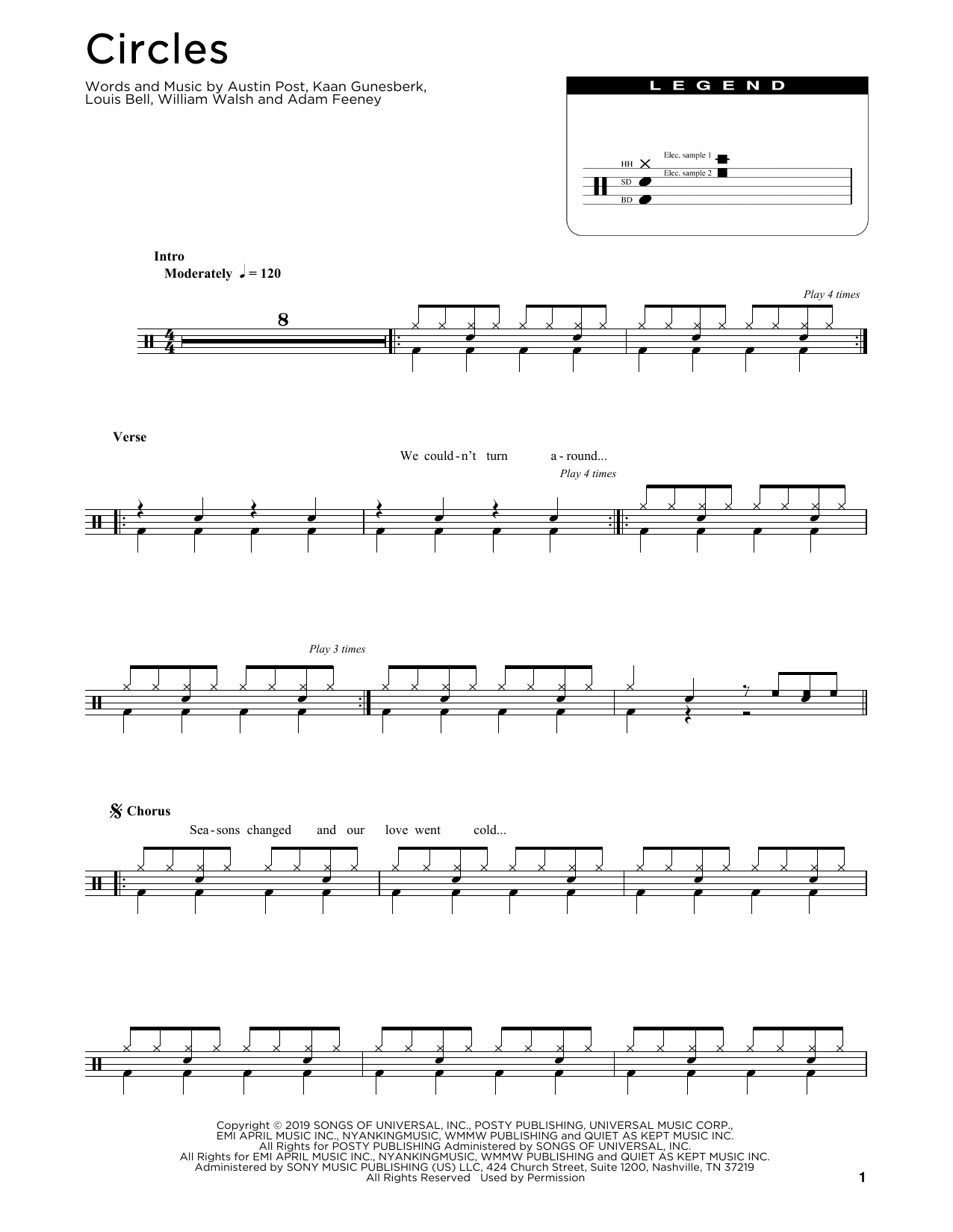 Product gallery: Page 1 of 1 Circles, Post Malone