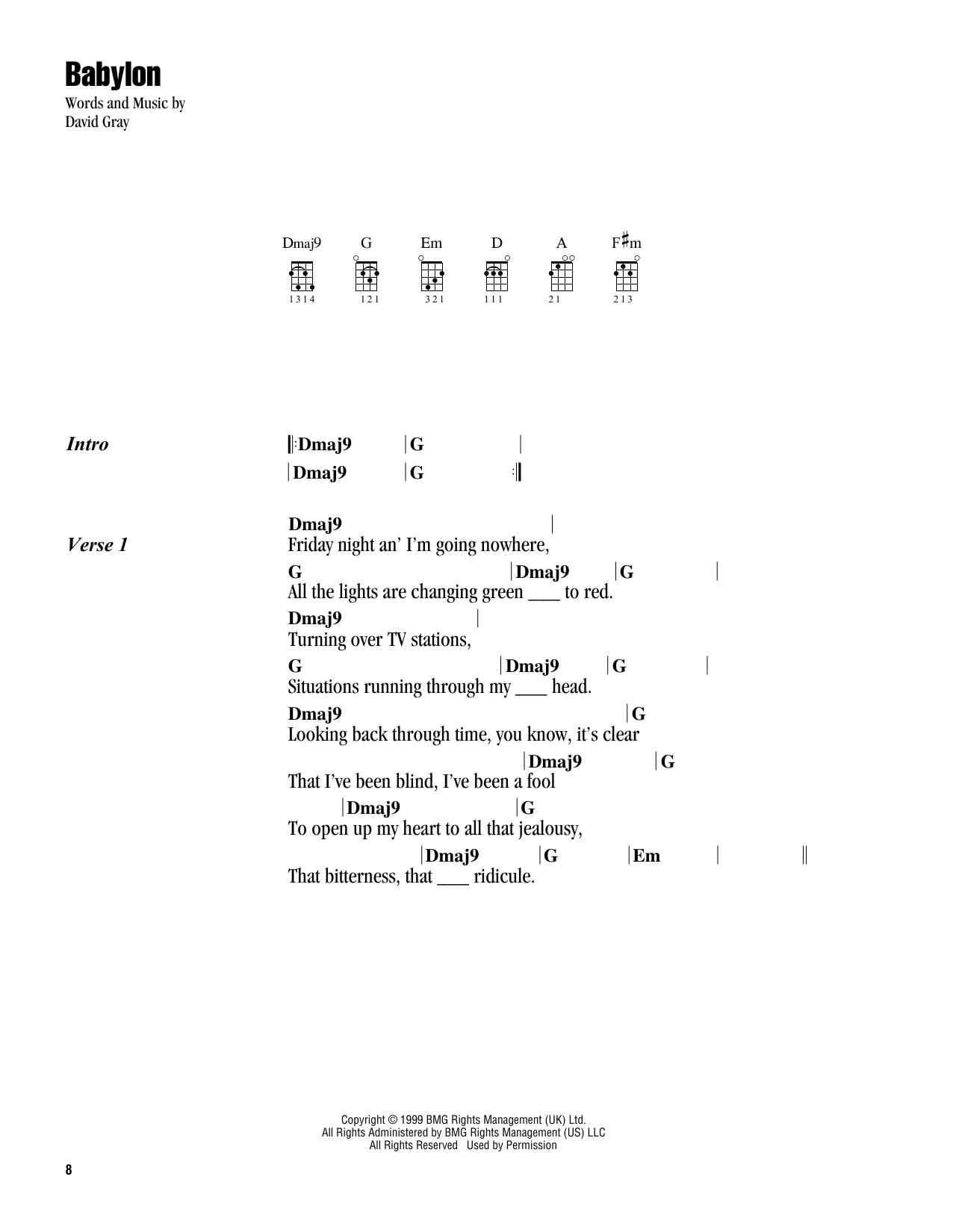 Product gallery: Page 1 of 1 Babylon, David Gray