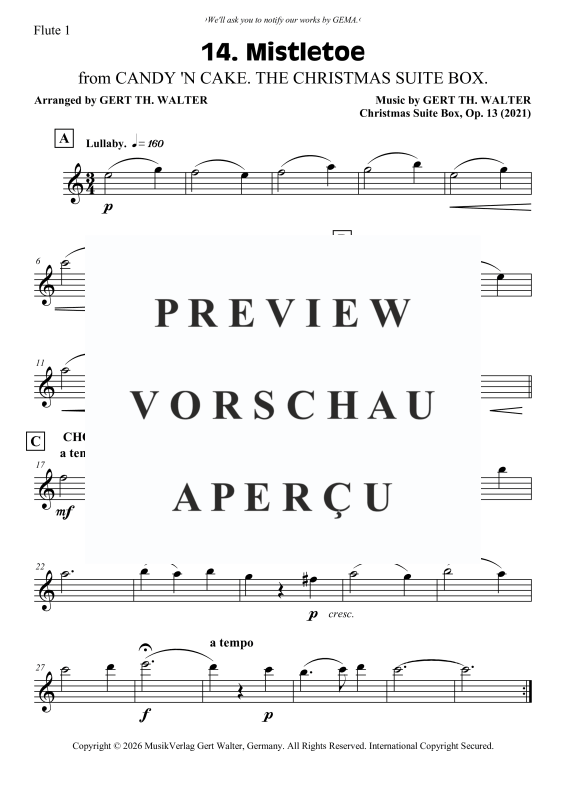 Produktgalerie: Seite 4 von 6 Mistletoe, , Flöten Trio