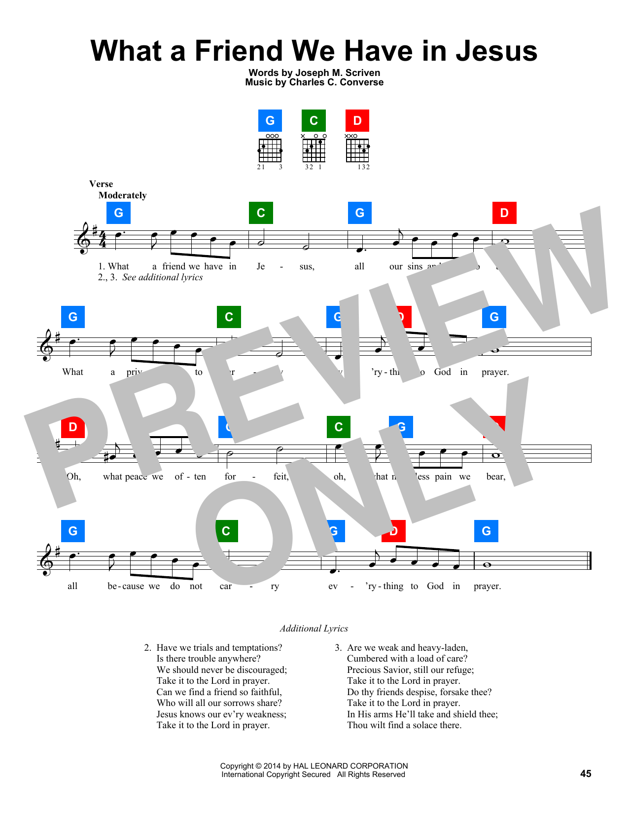 Produktbild zu: What A Friend We Have In Jesus