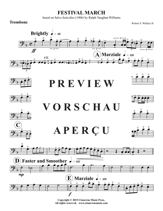 Produktgalerie: Seite 12 von 15 Festival March , , (Blechbläserquintett)