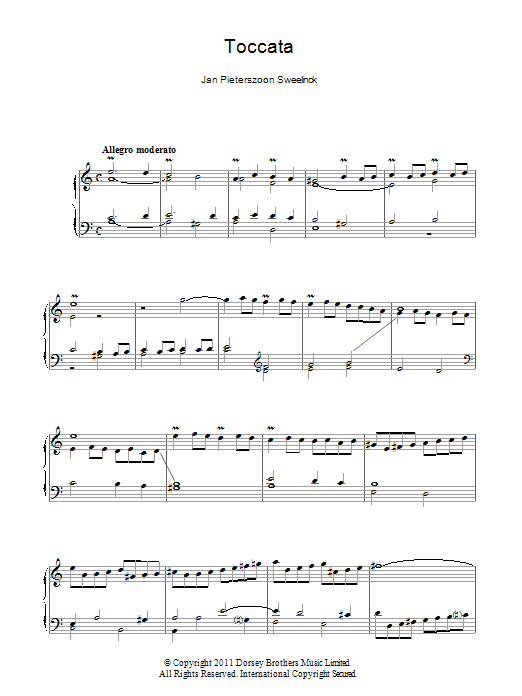 Product gallery: Page 1 of 1 Toccata, Jan Pieterszoon Sweelinck