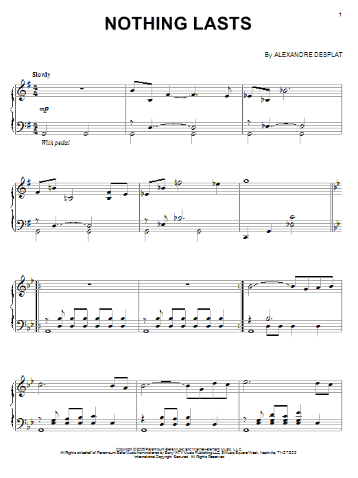 Product picture to: Nothing Lasts
