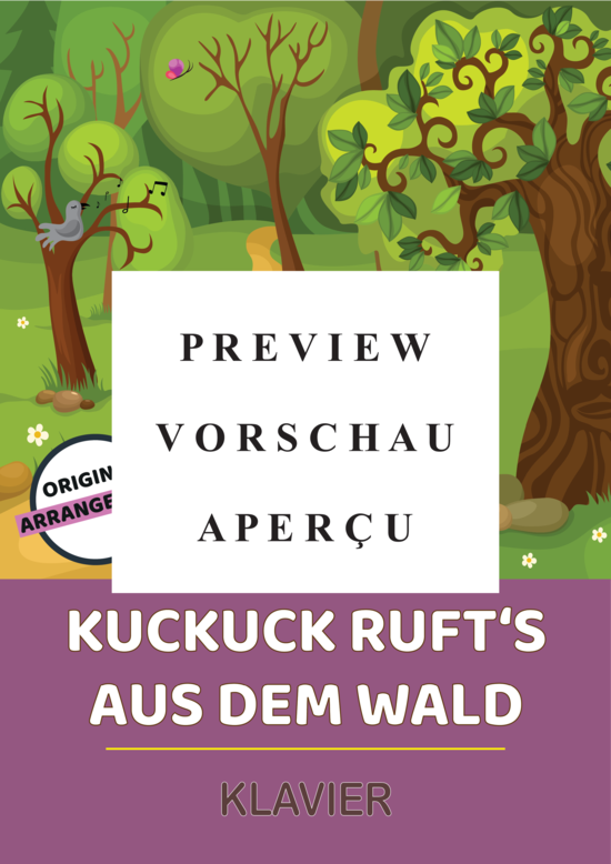 Produktgalerie: Seite 2 von 4 Kuckuck ruft´s aus dem Wald , , Klavier Solo