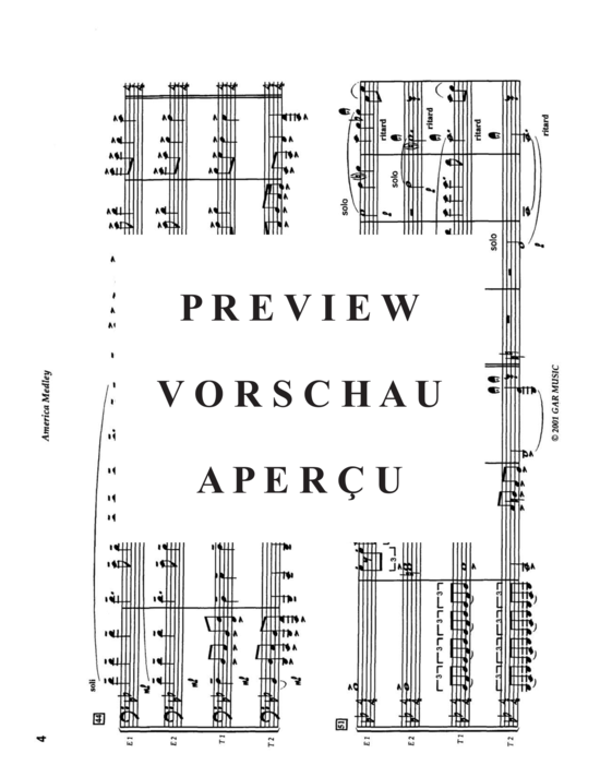 Product gallery: Page 6 of 21 American Medley , , (Tuba Quartett EETT)
