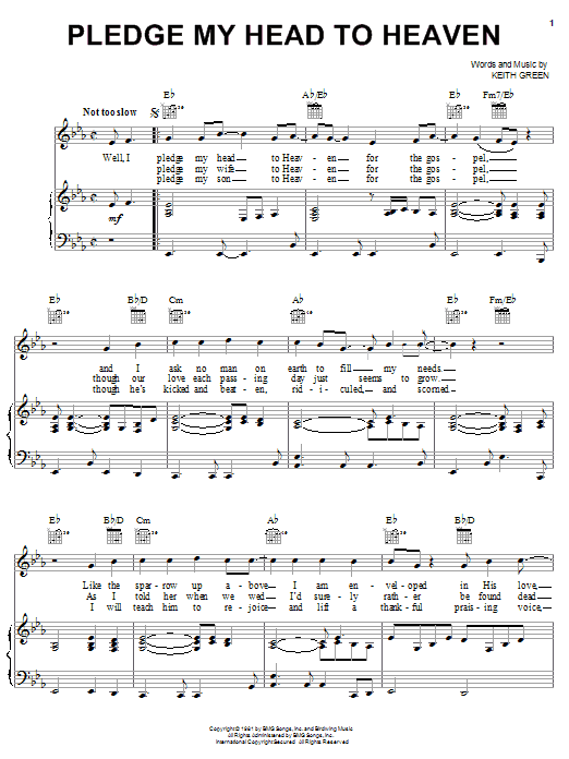 Produktbild zu: Pledge My Head To Heaven