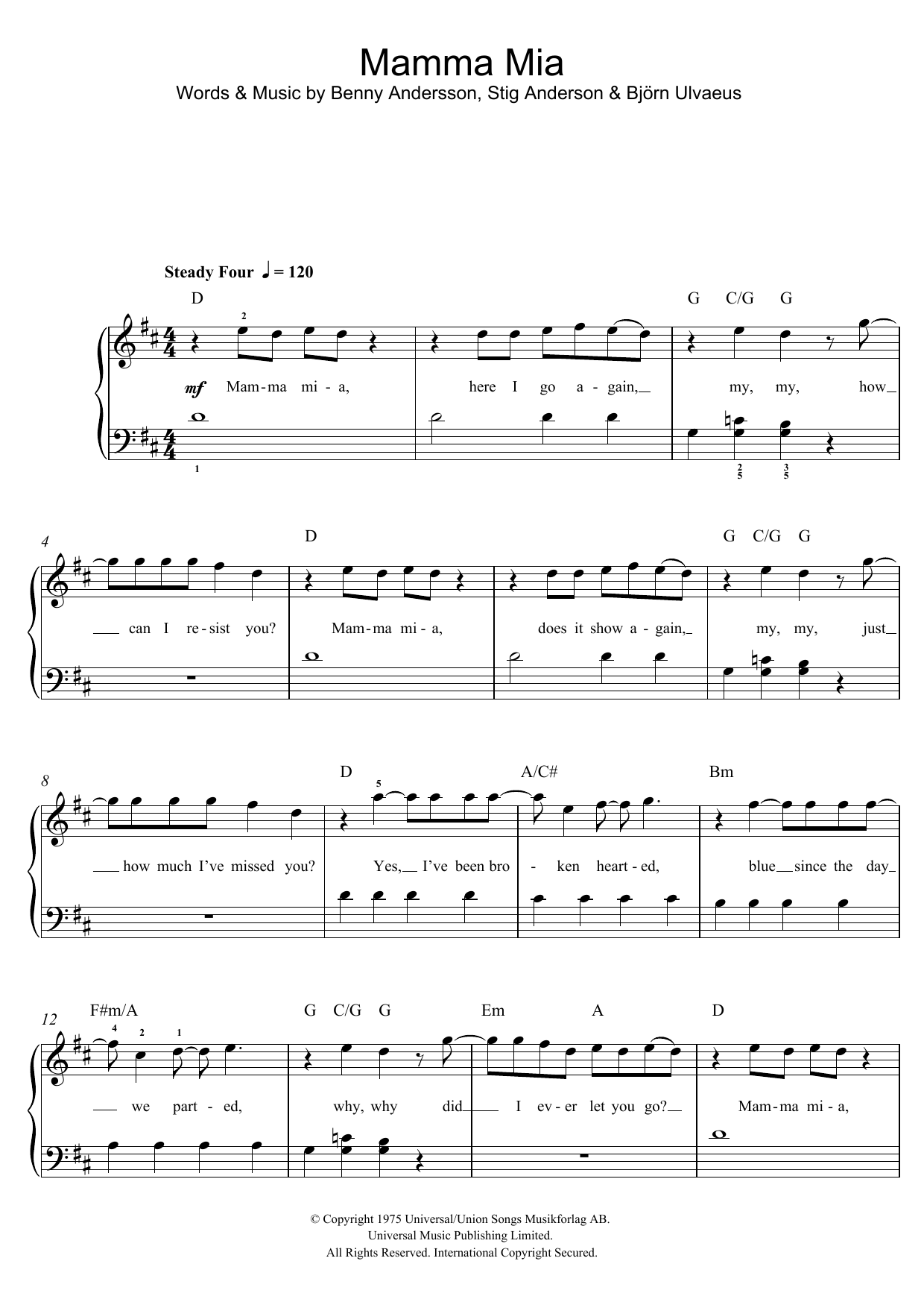 Produktbild zu: Mamma Mia (from Mamma Mia! Here We Go Again)