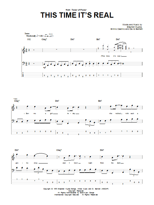 Produktgalerie: Seite 1 von 1 This Time It's Real, Tower Of Power, E-Bass