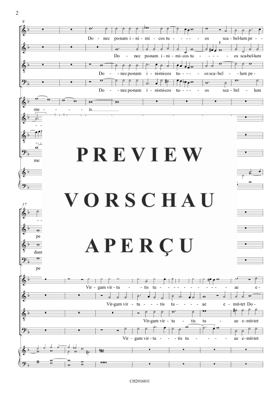 gallery: Dixit Dominus (Psalm 109), , Gemischter Chor 8-stimmig und BC