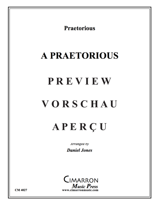 Produktgalerie: Seite 2 von 10 A Praetorius Christmas , , (Blechbläser Quartett)
