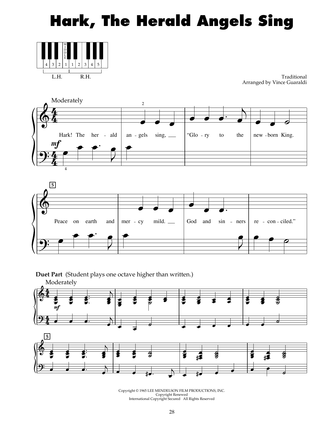 Produktbild zu: Hark, The Herald Angels Sing