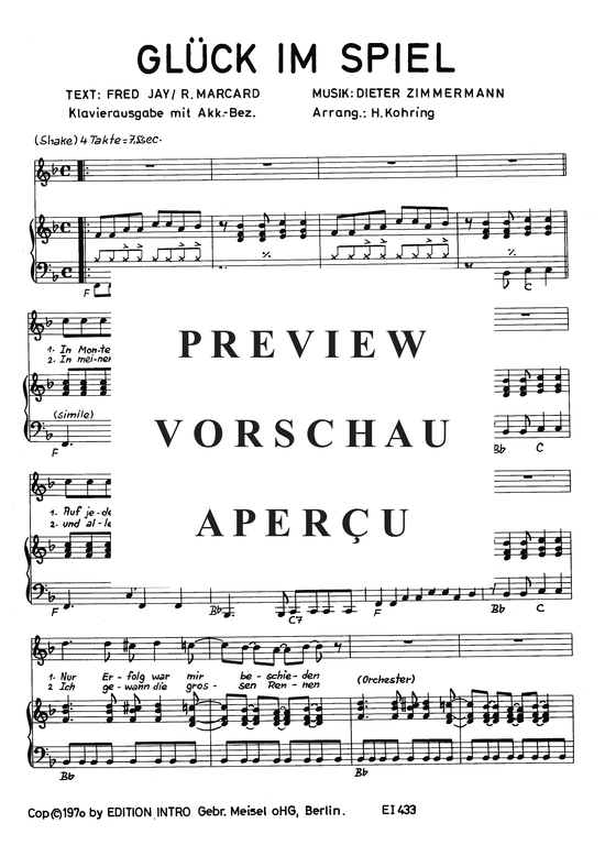 Produktgalerie: Seite 4 von 4 Glück im Spiel, Shayne, 	Ricky, Klavier und Gesang
