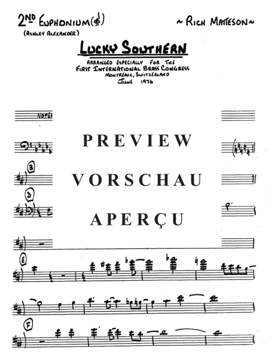 Produktgalerie: Seite 7 von 21 Lucky Southern , , (Tuba Ensemble EEETTT + Band)