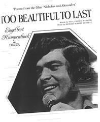 cover: Too Beautiful To Last, Engelbert Humperdinck