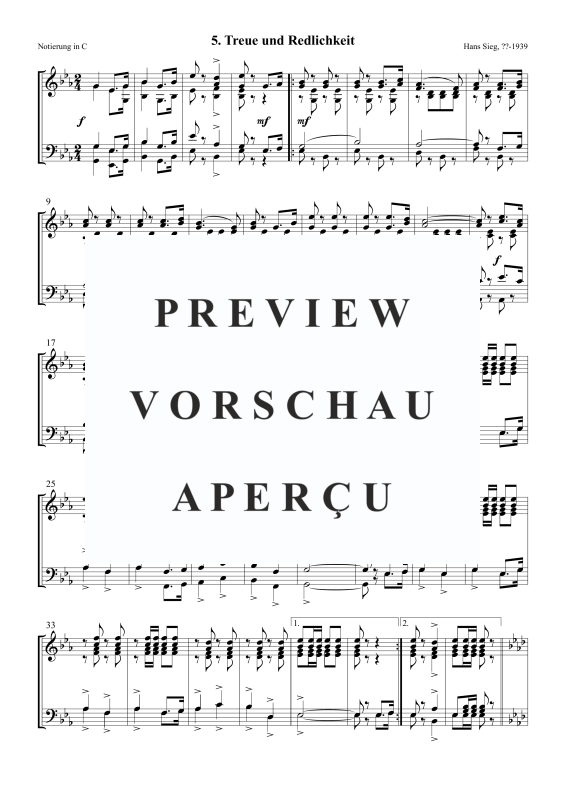Product gallery: Page 2 of 5 Treue und Redlichkeit, , Trombone Choir