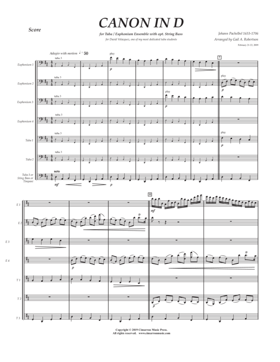 Product picture to: Canon Johann Pachelbel