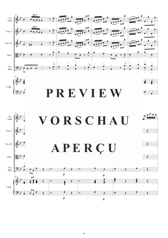 Product gallery: Page 10 of 11 Four Violin Concertos Op.9, , Concertante Violin, String Ensemble, and Harpsichord (Bc)