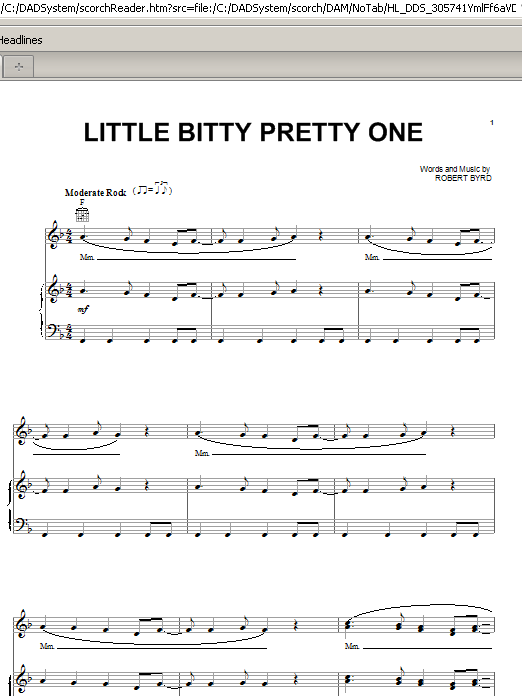 Produktbild zu: Little Bitty Pretty One