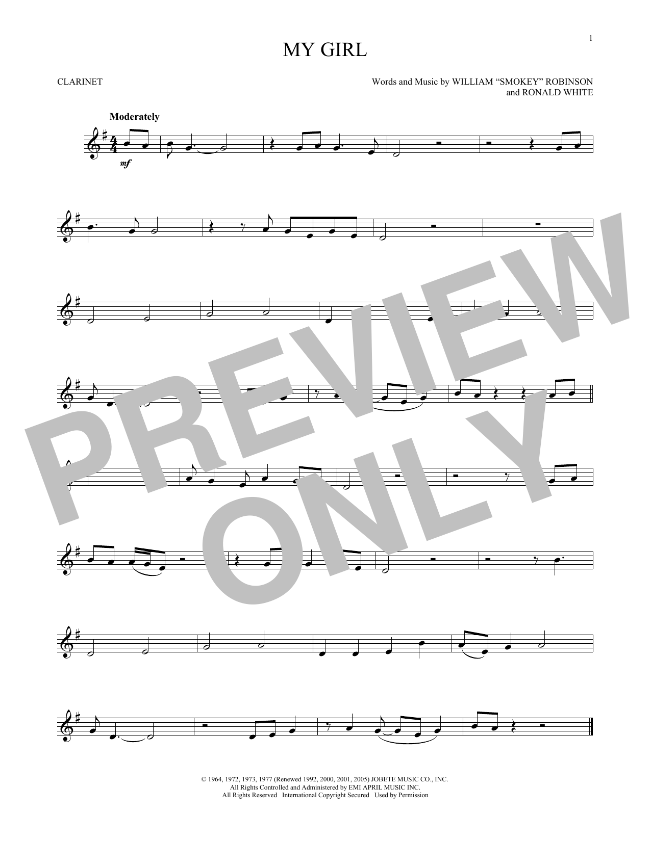 Product gallery: Page 1 of 1 My Girl, The Temptations