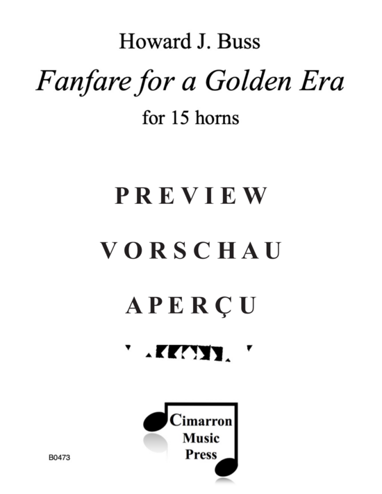 Product gallery: Page 2 of 21 Fanfare for a Golden Era , , (15-part horn ensemble )