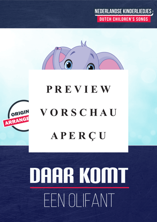 Produktgalerie: Seite 2 von 8 Daar Komt Een Olifant, , (Gesang + Klavier, Gitarre)