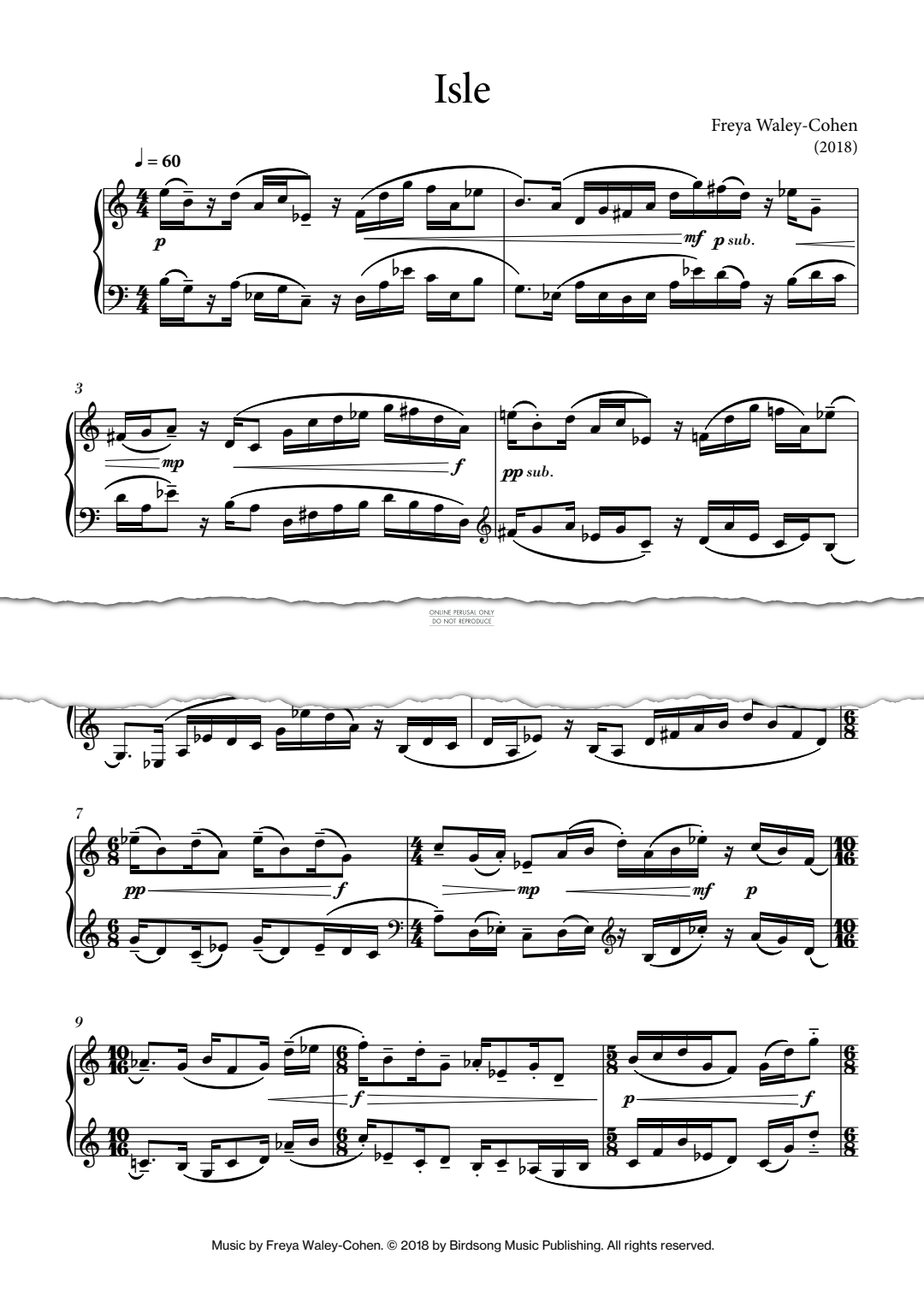 Produktgalerie: Seite 1 von 1 Isle, Freya Waley-Cohen, Klavier