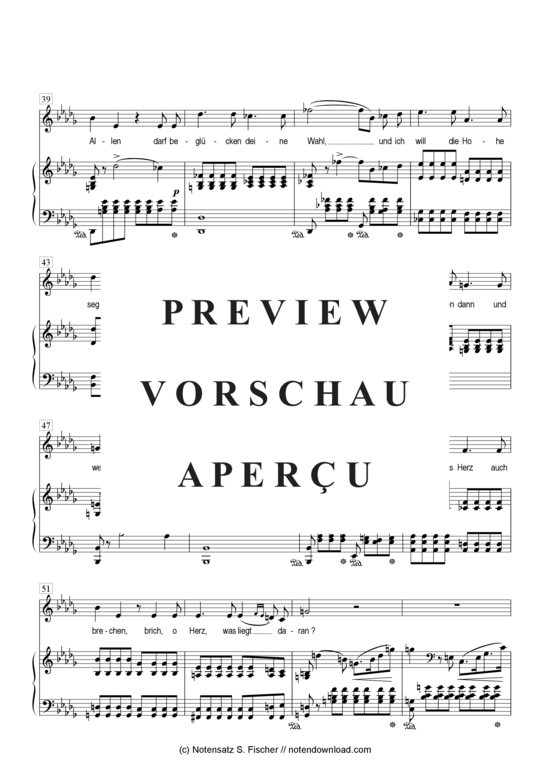 Product gallery: Page 5 of 6 Er, der Herrlichste von Allen  , , Piano and Voice