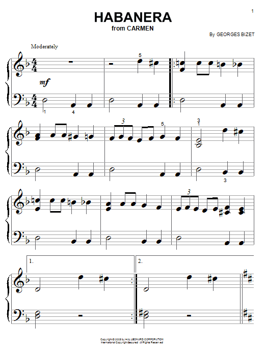 Produktbild zu: Habanera