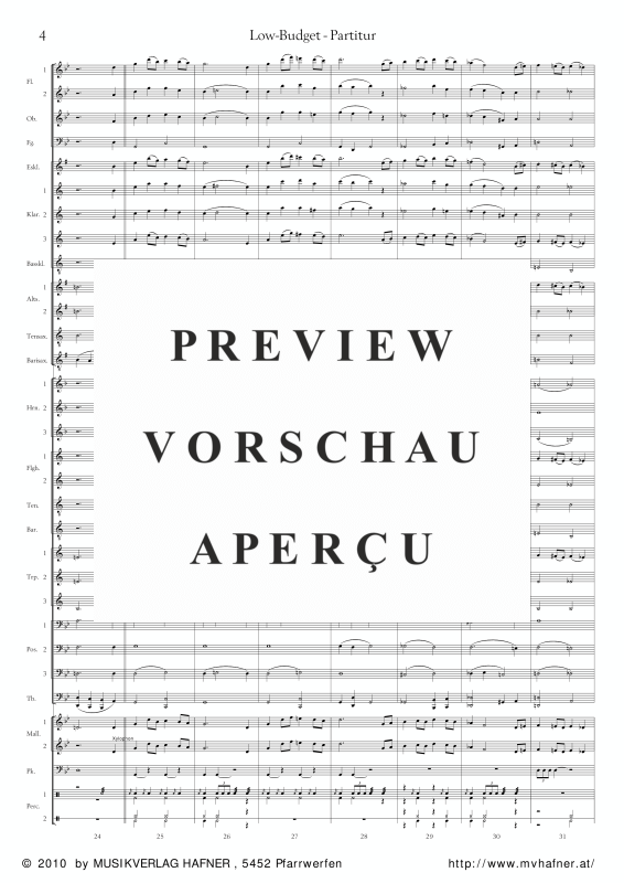 Product gallery: Page 9 of 11 Low-Budget, , (large wind orchestra)