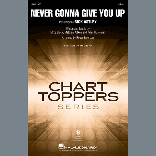 cover: Never Gonna Give You Up (arr. Roger Emerson), Rick Astley, Chor