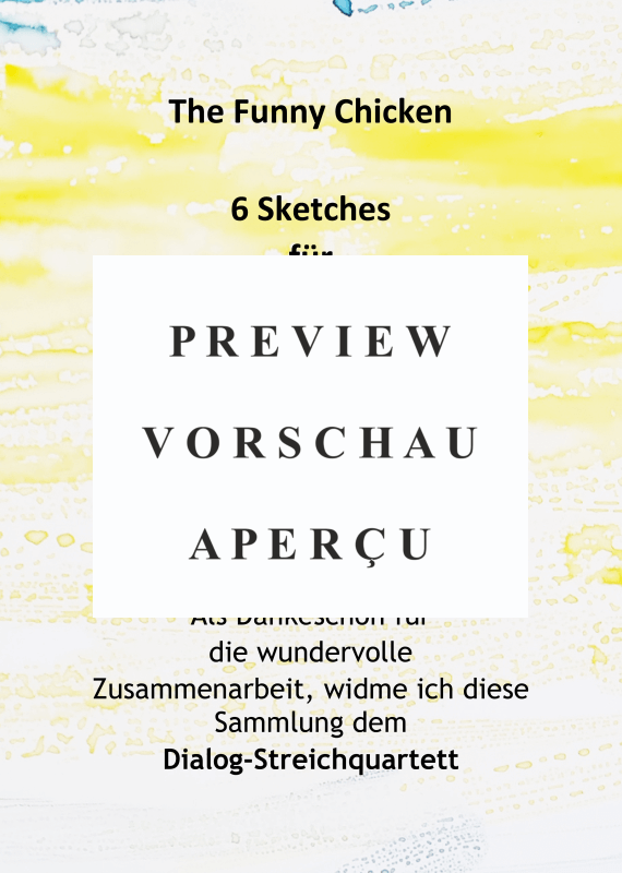 gallery: The Funny Chicken (6 Sketches), , Streicher Quartett