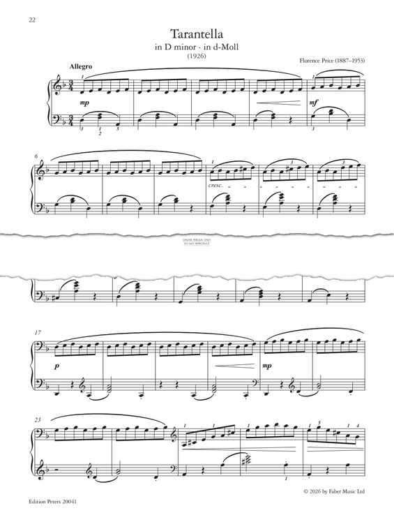 Product picture to: Tarantella in D minor