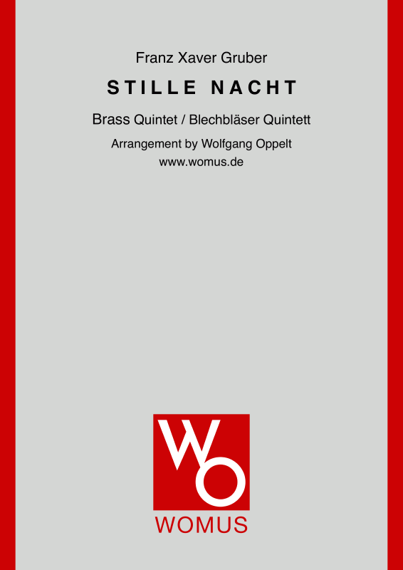 Product picture to: Stille Nacht Franz Xaver Gruber (arr. WO)